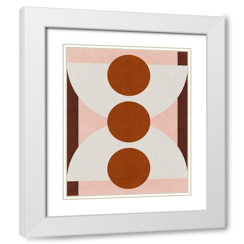 Echo of Love II  White Modern Wood Framed Art Print with Double Matting by Leonard, Sarah