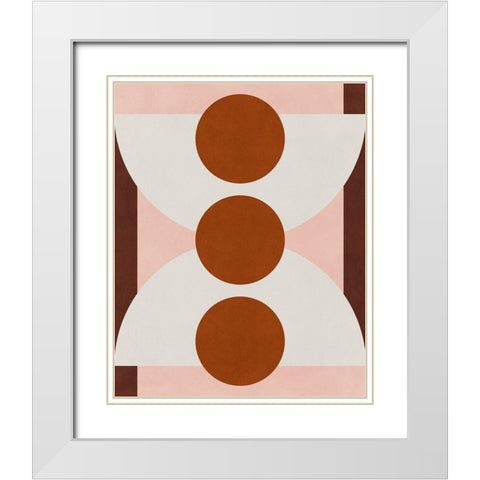 Echo of Love II  White Modern Wood Framed Art Print with Double Matting by Leonard, Sarah