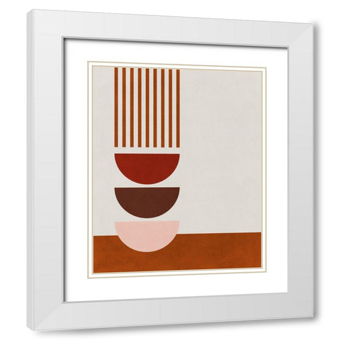 Echo of Love IV White Modern Wood Framed Art Print with Double Matting by Leonard, Sarah