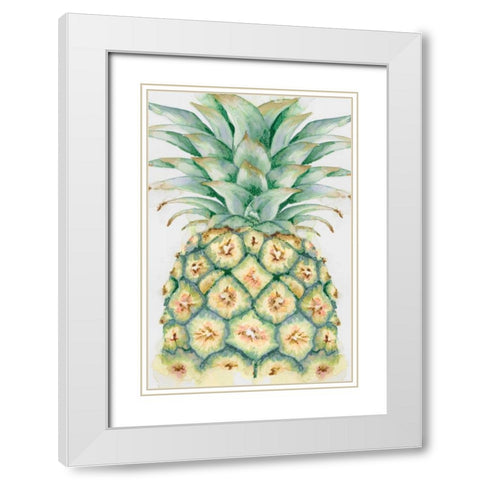 Fruit IV White Modern Wood Framed Art Print with Double Matting by Watts, Eva