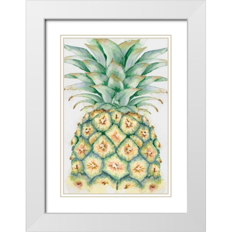 Fruit IV White Modern Wood Framed Art Print with Double Matting by Watts, Eva