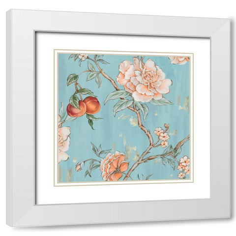 The Tree of Life I  White Modern Wood Framed Art Print with Double Matting by Watts, Eva
