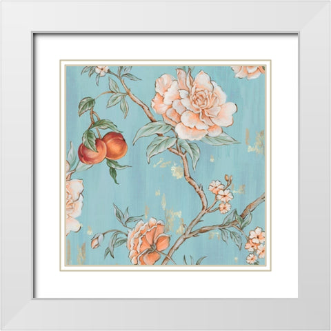 The Tree of Life I  White Modern Wood Framed Art Print with Double Matting by Watts, Eva