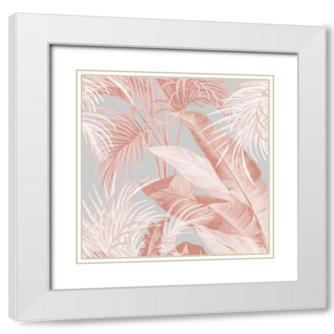 Long Tropical Day I White Modern Wood Framed Art Print with Double Matting by Watts, Eva