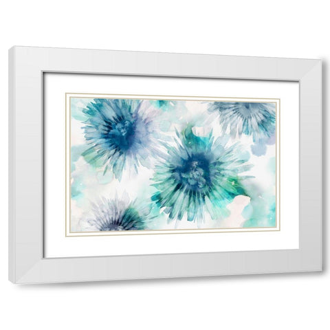 Beyond Bloom White Modern Wood Framed Art Print with Double Matting by Watts, Eva