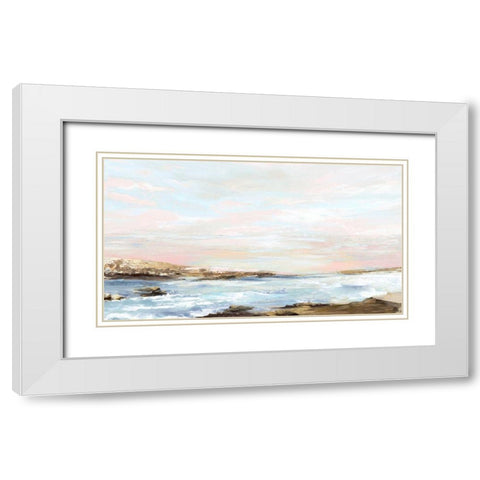 Sublime Solitude  White Modern Wood Framed Art Print with Double Matting by Watts, Eva