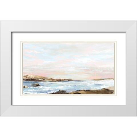 Sublime Solitude  White Modern Wood Framed Art Print with Double Matting by Watts, Eva