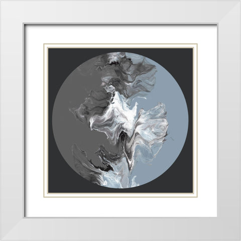 Centered Composed II White Modern Wood Framed Art Print with Double Matting by Watts, Eva