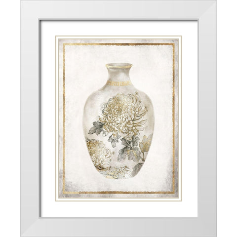 Priceless Vase I  White Modern Wood Framed Art Print with Double Matting by Watts, Eva