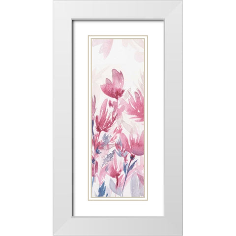 Sparrow II White Modern Wood Framed Art Print with Double Matting by Isabelle Z