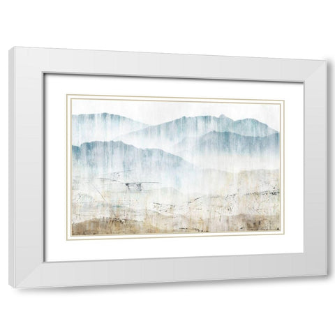 Beneath II White Modern Wood Framed Art Print with Double Matting by Isabelle Z