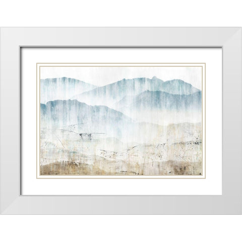 Beneath II White Modern Wood Framed Art Print with Double Matting by Isabelle Z