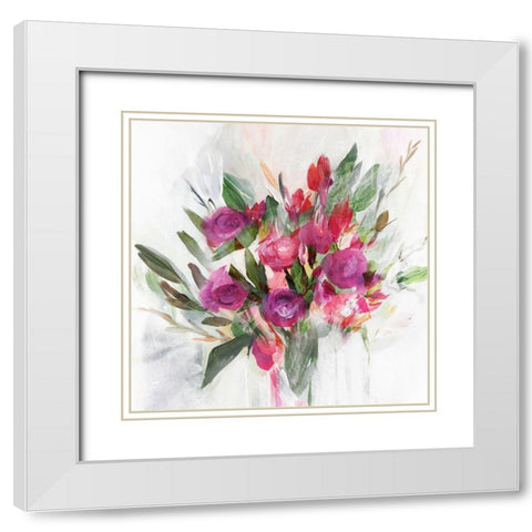 Bewitched II White Modern Wood Framed Art Print with Double Matting by Isabelle Z