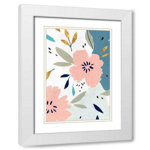 Daydream I White Modern Wood Framed Art Print with Double Matting by Isabelle Z