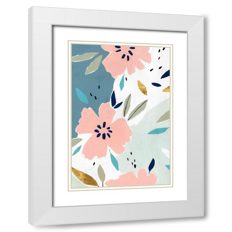 Daydream II White Modern Wood Framed Art Print with Double Matting by Isabelle Z