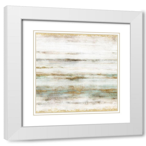 Alto I White Modern Wood Framed Art Print with Double Matting by Isabelle Z