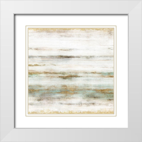 Alto I White Modern Wood Framed Art Print with Double Matting by Isabelle Z