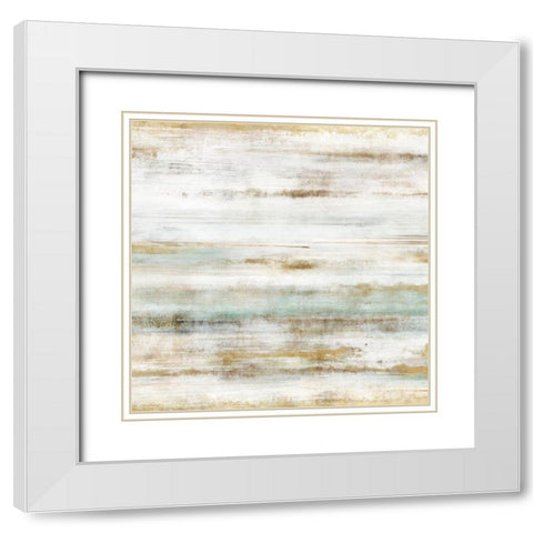 Alto II White Modern Wood Framed Art Print with Double Matting by Isabelle Z