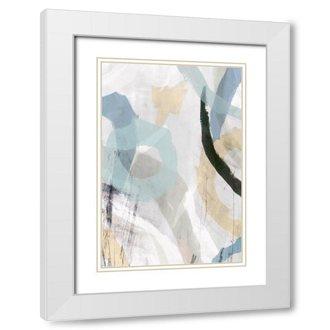 Stillness I  White Modern Wood Framed Art Print with Double Matting by Isabelle Z