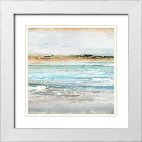 Retrospective II  White Modern Wood Framed Art Print with Double Matting by Isabelle Z
