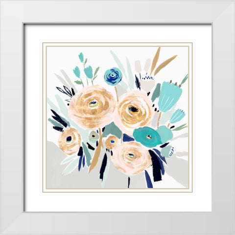 Sweet Mary I  White Modern Wood Framed Art Print with Double Matting by Isabelle Z