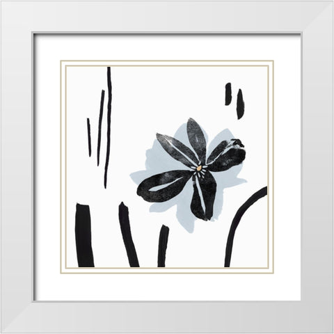 Interflora I  White Modern Wood Framed Art Print with Double Matting by Isabelle Z
