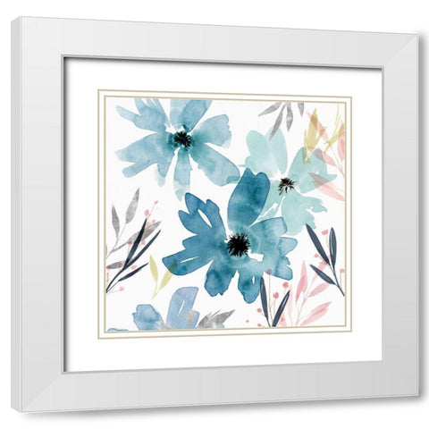 Fresh Scent I  White Modern Wood Framed Art Print with Double Matting by Isabelle Z