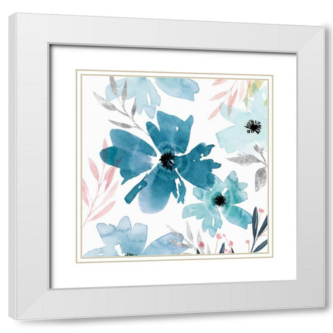 Fresh Scent II  White Modern Wood Framed Art Print with Double Matting by Isabelle Z
