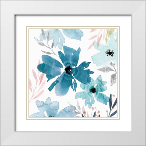 Fresh Scent II  White Modern Wood Framed Art Print with Double Matting by Isabelle Z