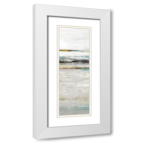 Quiet Evening II  White Modern Wood Framed Art Print with Double Matting by Isabelle Z