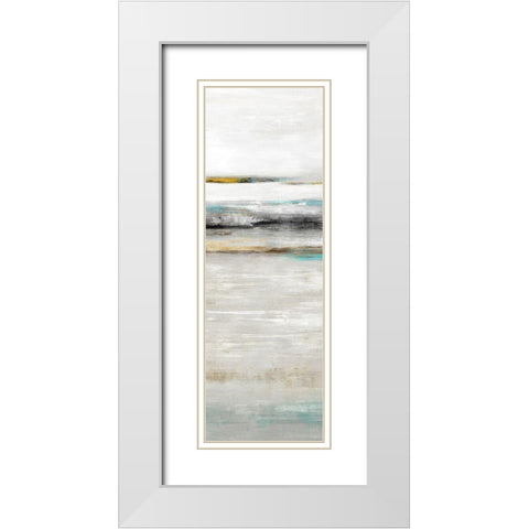 Quiet Evening II  White Modern Wood Framed Art Print with Double Matting by Isabelle Z