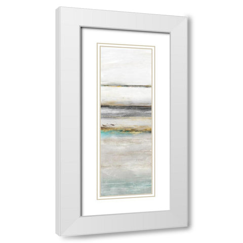 Quiet Evening III  White Modern Wood Framed Art Print with Double Matting by Isabelle Z