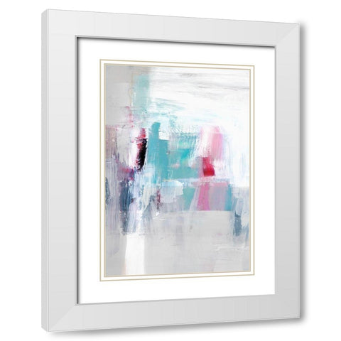 Daydreaming II  White Modern Wood Framed Art Print with Double Matting by Isabelle Z