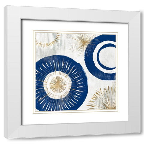 Circumference I  White Modern Wood Framed Art Print with Double Matting by Isabelle Z