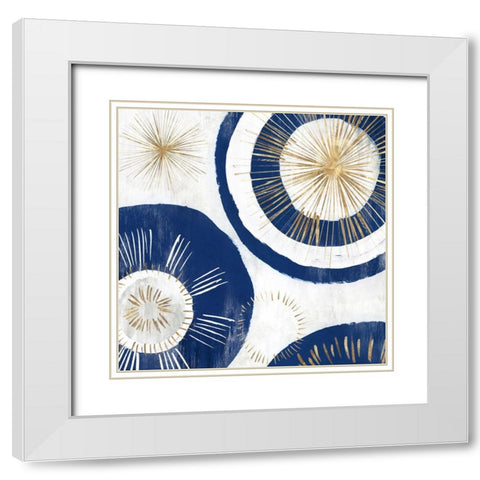 Circumference II  White Modern Wood Framed Art Print with Double Matting by Isabelle Z