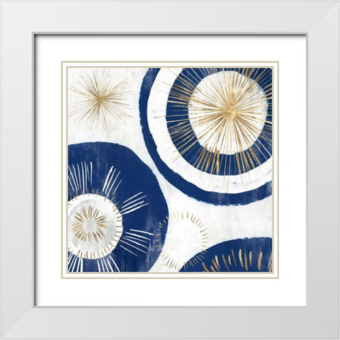 Circumference II  White Modern Wood Framed Art Print with Double Matting by Isabelle Z