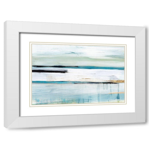 Standing Still I  White Modern Wood Framed Art Print with Double Matting by Isabelle Z