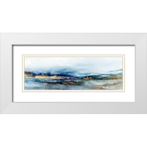 Elusive Dreams  White Modern Wood Framed Art Print with Double Matting by Isabelle Z