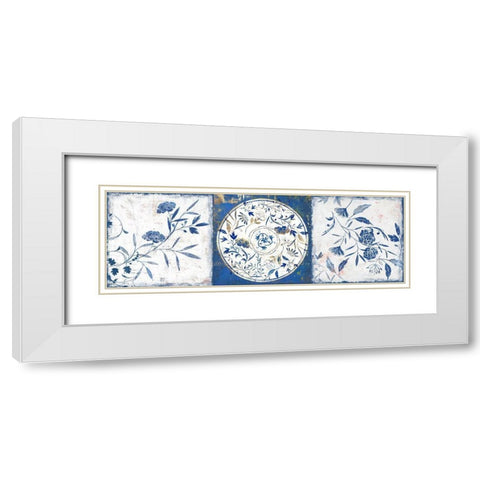 Indgio Ceramics I  White Modern Wood Framed Art Print with Double Matting by Isabelle Z