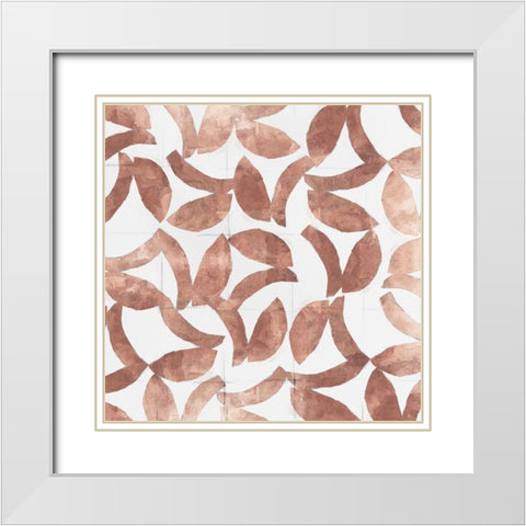 Format II  White Modern Wood Framed Art Print with Double Matting by Isabelle Z