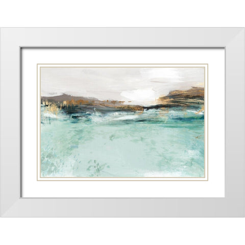 Betamax I  White Modern Wood Framed Art Print with Double Matting by Isabelle Z