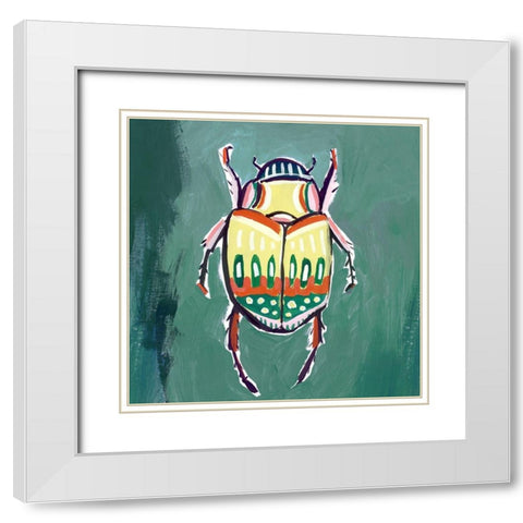 Bugs Life  White Modern Wood Framed Art Print with Double Matting by Isabelle Z