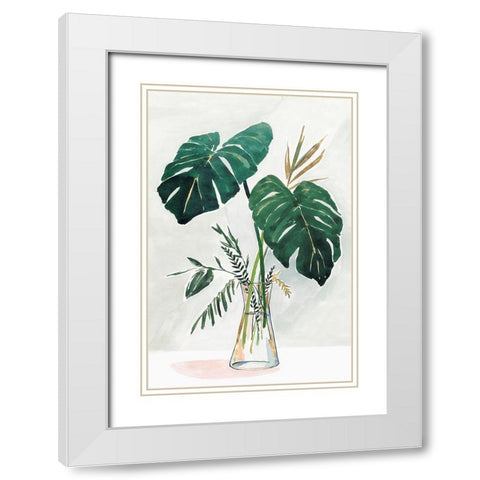 Forenoon II  White Modern Wood Framed Art Print with Double Matting by Isabelle Z