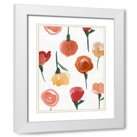 Elliot I  White Modern Wood Framed Art Print with Double Matting by Isabelle Z