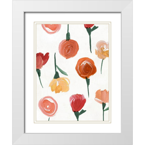 Elliot I  White Modern Wood Framed Art Print with Double Matting by Isabelle Z