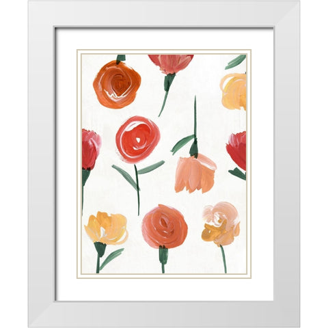 Elliot II  White Modern Wood Framed Art Print with Double Matting by Isabelle Z