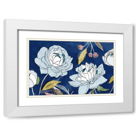Courtesy I  White Modern Wood Framed Art Print with Double Matting by Isabelle Z