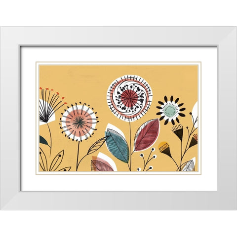 Scandi Sunrise I  White Modern Wood Framed Art Print with Double Matting by Isabelle Z