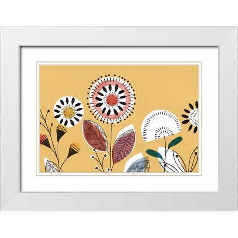 Scandi Sunrise II  White Modern Wood Framed Art Print with Double Matting by Isabelle Z