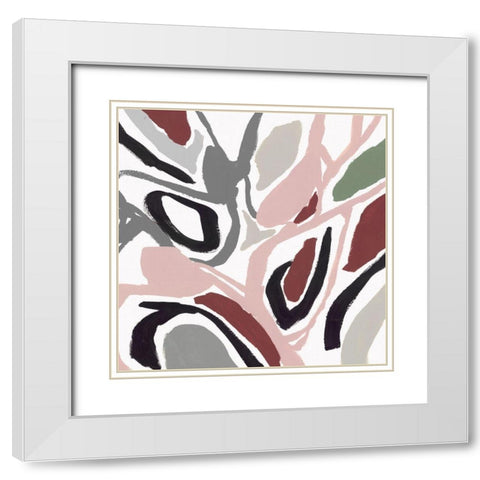 Lusting I  White Modern Wood Framed Art Print with Double Matting by Isabelle Z